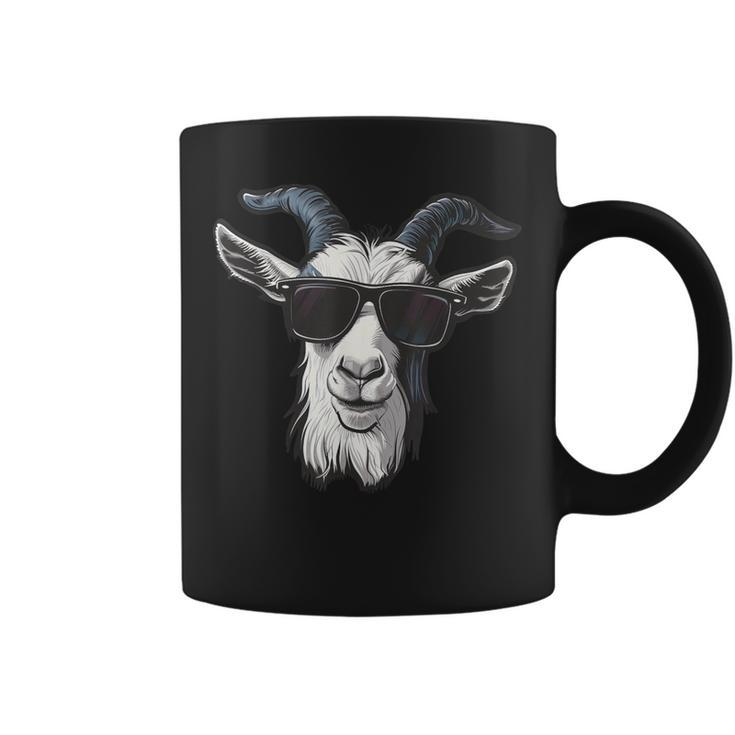Goat Sunglasses Graphic Coffee Mug