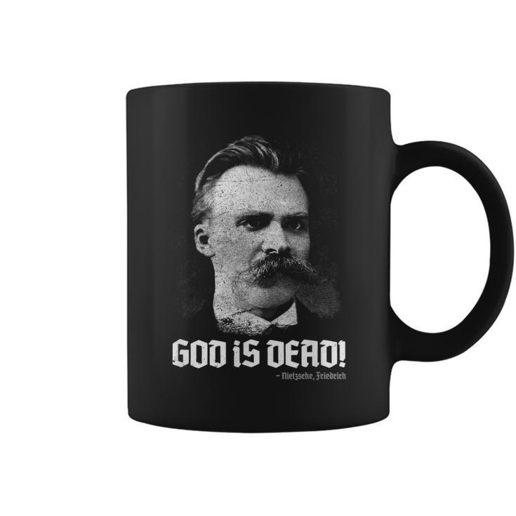 God Is Dead Friedrich Nietzsche Quote Philosopher Philosophy Tassen