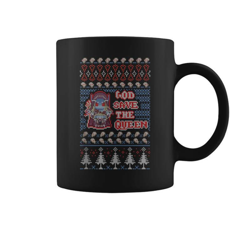 God Save The Queen Sylvanas Wow Christmas Ugly Sweater Coffee Mug