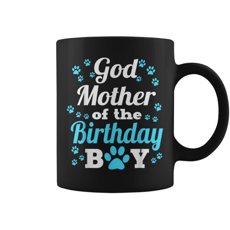 Godmother Of The Birthday Boy Dog Paw Bday Party Coffee Mug