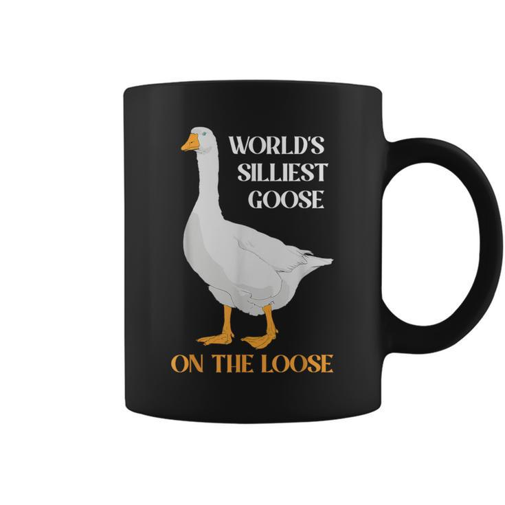 Goose On The Loose World's Silliest Cute Children Coffee Mug