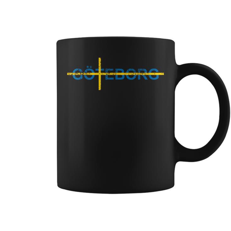 Göteborg Gothenburg Sweden Flag Swede Pride Travel Swedish Coffee Mug