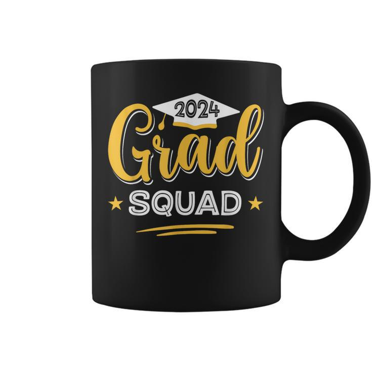 Grad Squad 2024 Matching Family Graduation Senior School Coffee Mug
