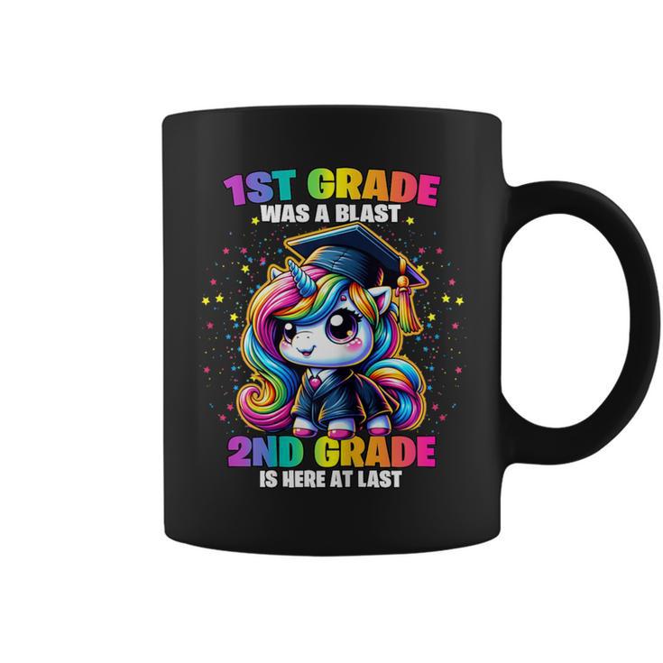 Graduation 1St Grade Was A Blast Unicorn Girls Grad Magical Coffee Mug