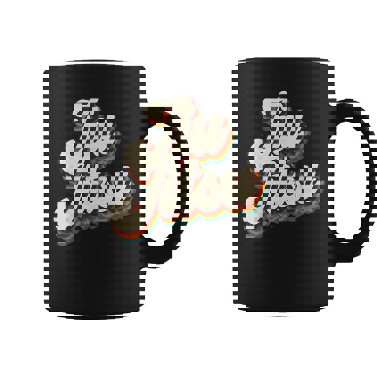 Gráfico Retro De Jiu Jitsu Jiu Jitsu Taza de café