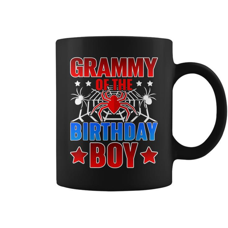 Grammy Of The Birthday Boy Costume Spider Web Party Grandma Coffee Mug