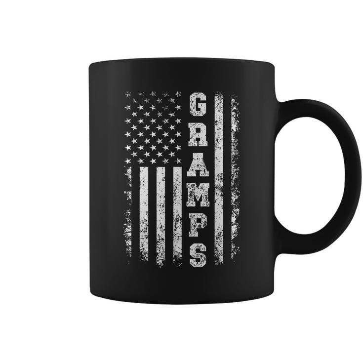 Gramps Patriotic American Flag Father's Day Grandpa Family Coffee Mug