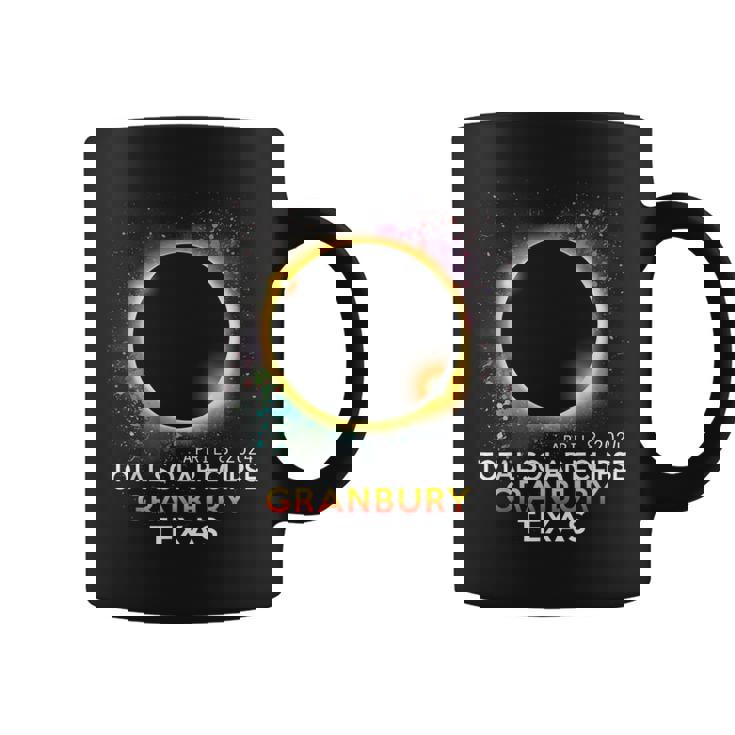 Granbury Texas Totality Total Solar Eclipse April 8 2024 Coffee Mug