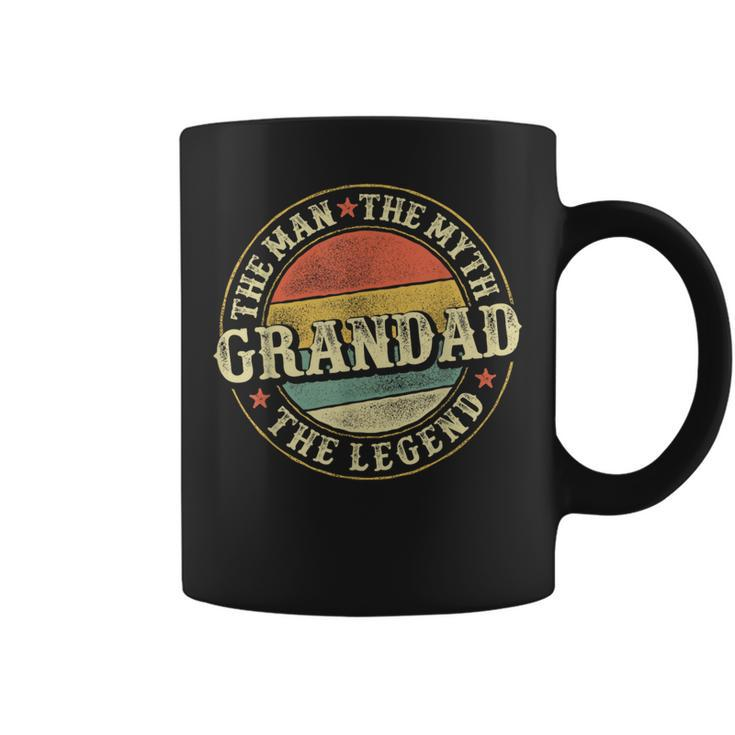 Grandad The Man The Myth The Legend Father's Day Grandfather Coffee Mug