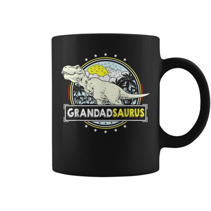 Grandadsaurus For Grandpa Fathers Day T Rex Dinosaur Coffee Mug