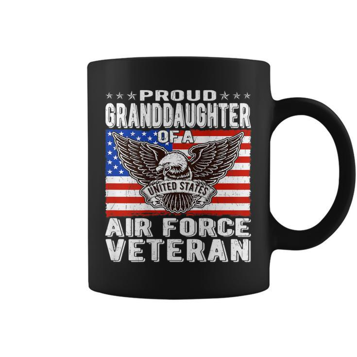 Granddaughter Of Air Force Veteran Patriotic Military Family Coffee Mug