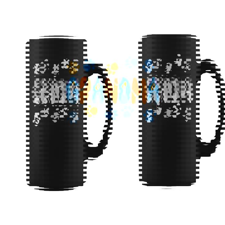 Grandma Of The Birthday Boy Girl Dog Family Matching Coffee Mug