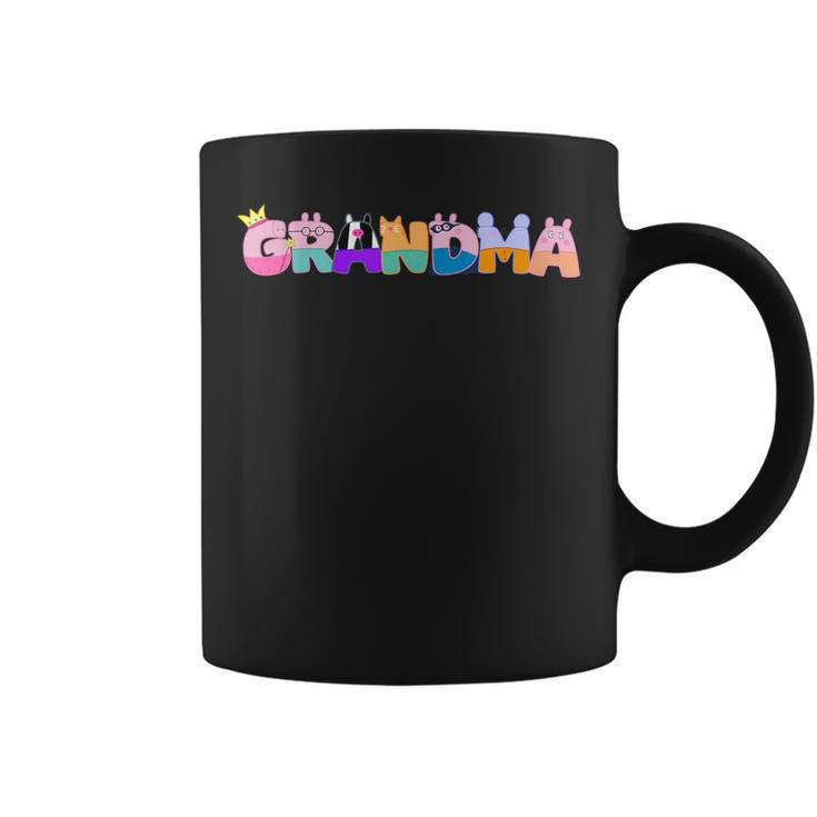 Grandma Birthday Girl Pig Family Party Decorations Coffee Mug