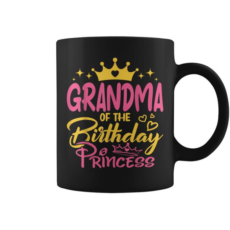 Grandma Of The Birthday Princess Girls Party Family Matching Coffee Mug