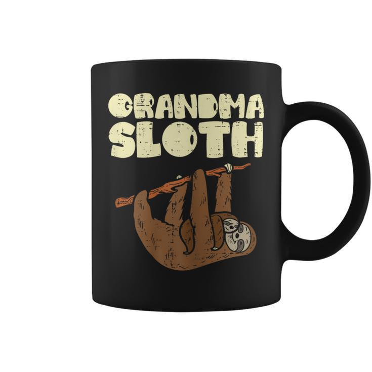 Grandma Sloth  Nana Mimi Grandmother Women Coffee Mug