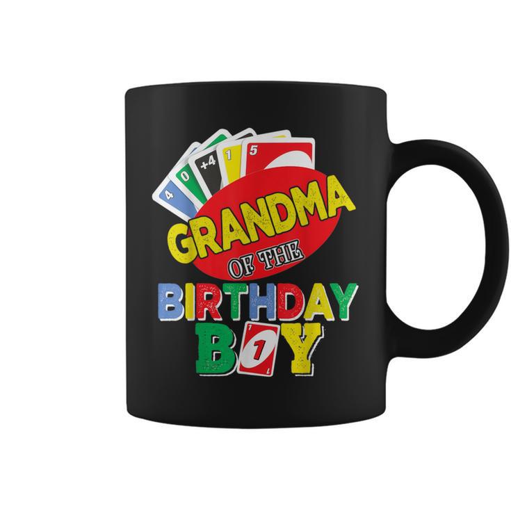 Grandma Of The Uno Birthday Boy Uno Birthday Boy Coffee Mug