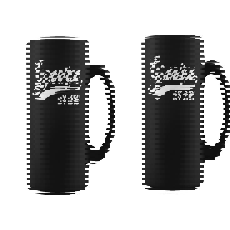 Grandpa 2025 Grandfather Est 2025 Grandpa Est 2025 Coffee Mug