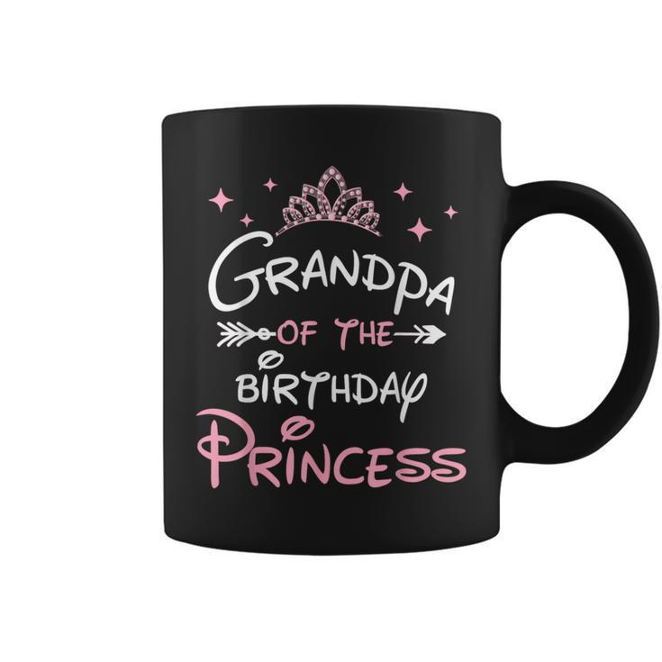 Grandpa Of The Birthday Princess Toddler Kid Girl Family Coffee Mug