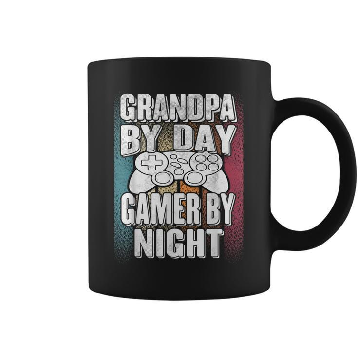 Grandpa By Day Gamer By Night For Father Gamer Coffee Mug
