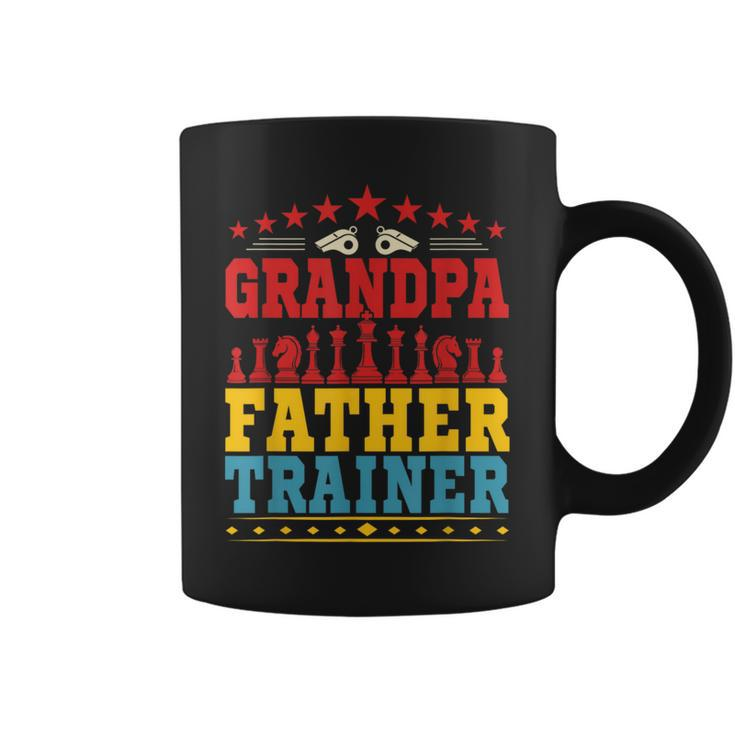 Grandpa Father Trainer Costume Chess Sport Trainer Lover Coffee Mug