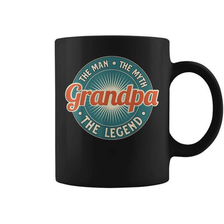 Grandpa The Man The Myth The Legend Grandfather Coffee Mug