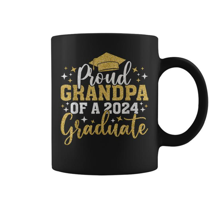 Grandpa Senior 2024 Proud Grandpa Of Class Of 2024 Graduate Coffee Mug