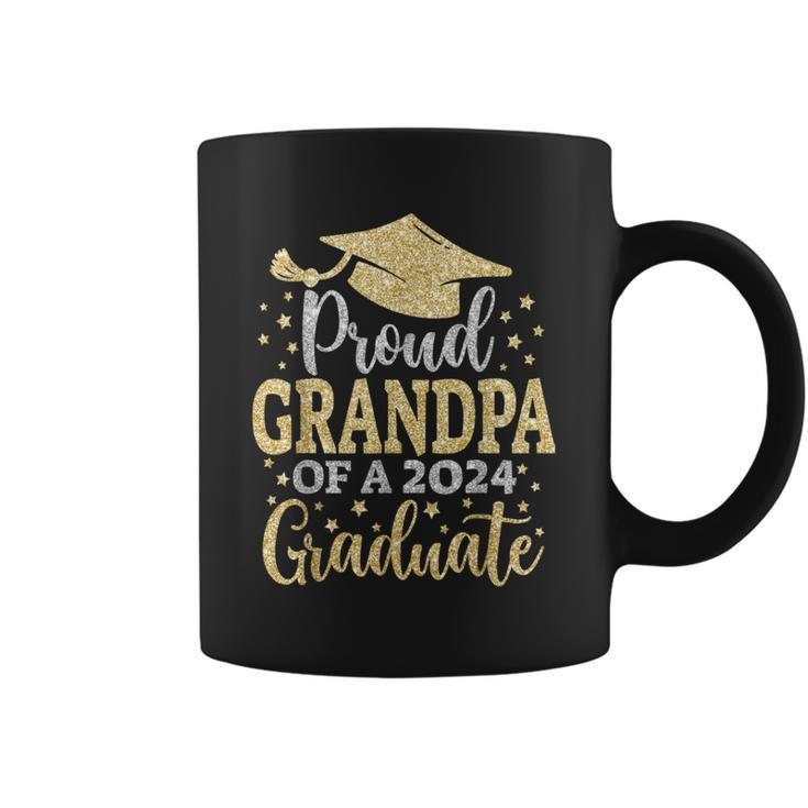 Grandpa Senior 2024 Proud Dad Of A Class Of 2024 Graduate Coffee Mug