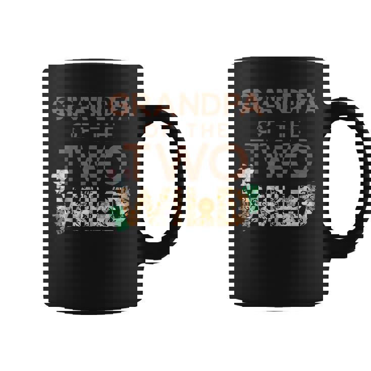 Grandpa Of The Two Wild Animal Safari 2Nd Birthday Theme Coffee Mug