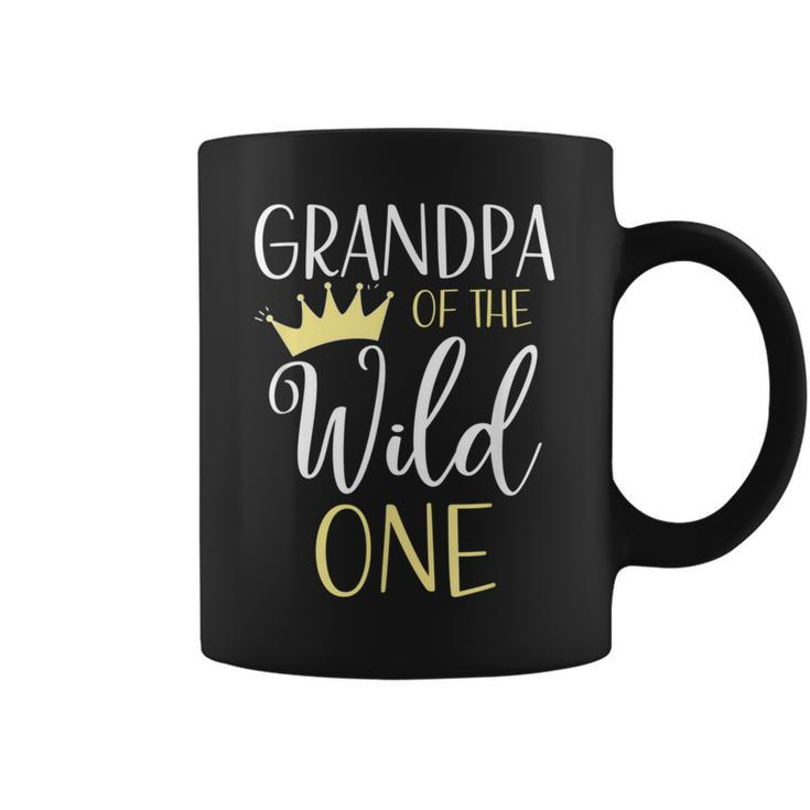 Grandpa Of The Wild One First Birthday Matching Family Coffee Mug
