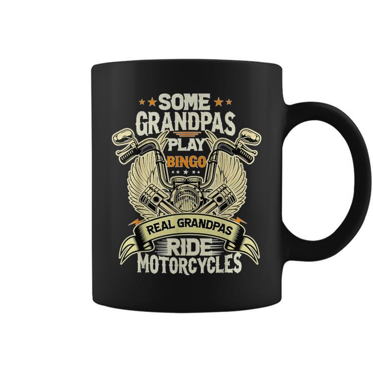 Some Grandpas Play Bingo Real Grandpas Ride Motorcycles Mens Coffee Mug
