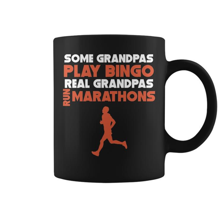 Some Grandpas Play Bingo Real Grandpas Run Marathons Coffee Mug