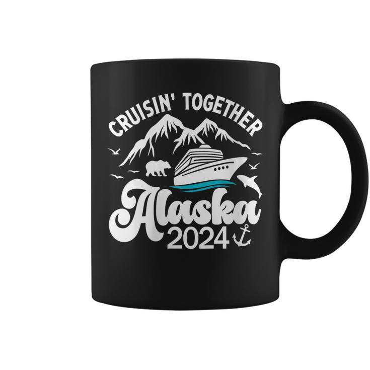 Great Alaska Cruise Trip Cruising Together 2024 Coffee Mug