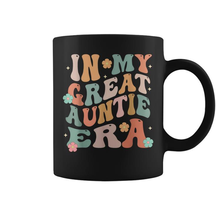 In My Great Auntie Era Baby Announcement Great Mother's Day Coffee Mug