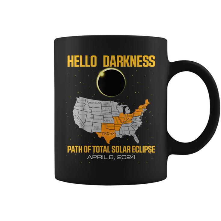 Great North American Path Of Total Solar Eclipse In April 08 Coffee Mug