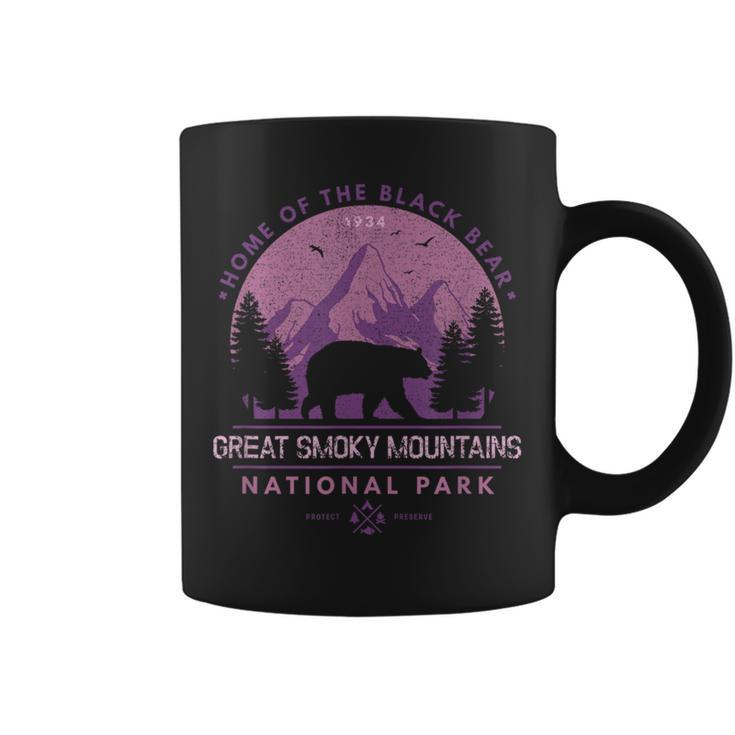 Great Smoky Mountains National Park Home Of Black Bear Coffee Mug