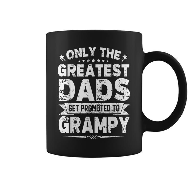 Greatest Dads Get Promoted To Grampy Father's Day Coffee Mug