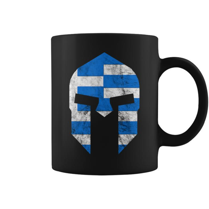 Greek Gladiators Spartan Helmet Greece Sparta Coffee Mug