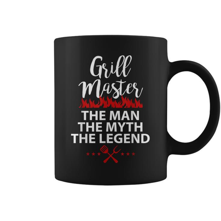 Grill Master The Man The Myth The Legend Chef Husband Works Coffee Mug