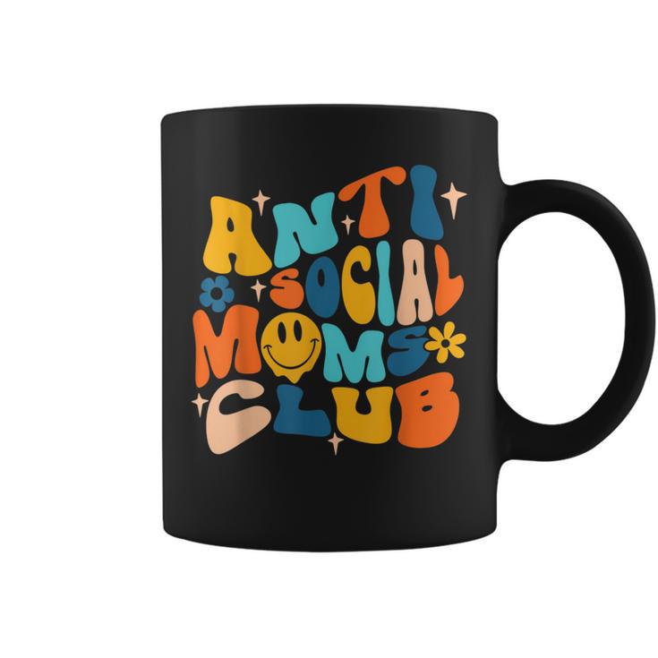 Groovy Anti Social Moms Club Mom Life Coffee Mug