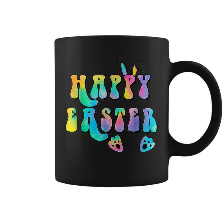 Groovy Bunny Tie Dye Happy Easter Cute Easter Day Rabbit Coffee Mug