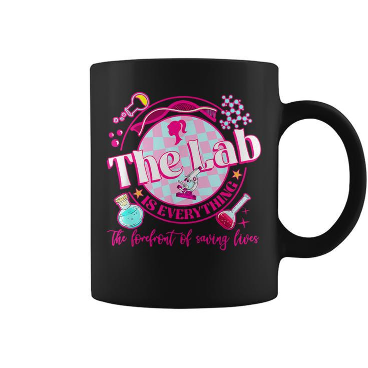 Groovy The Lab Is Everything The Forefront Of Saving Lives Coffee Mug