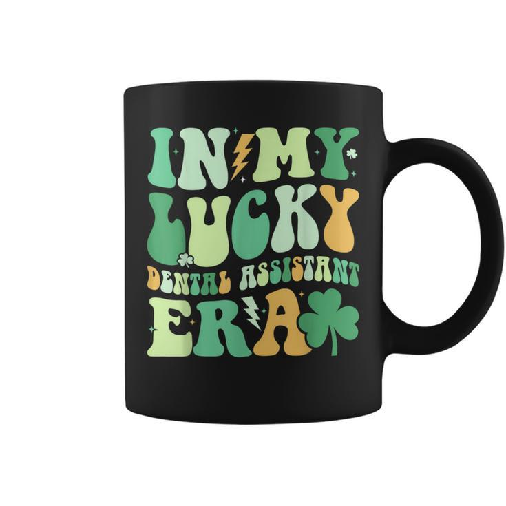 Groovy In My Lucky Dental Assistant Era St Patrick's Day Coffee Mug