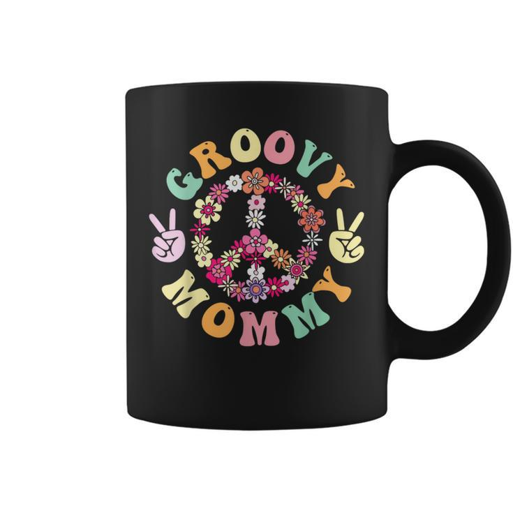 Groovy Mommy Retro Dad Matching Family 1St Birthday Party Coffee Mug