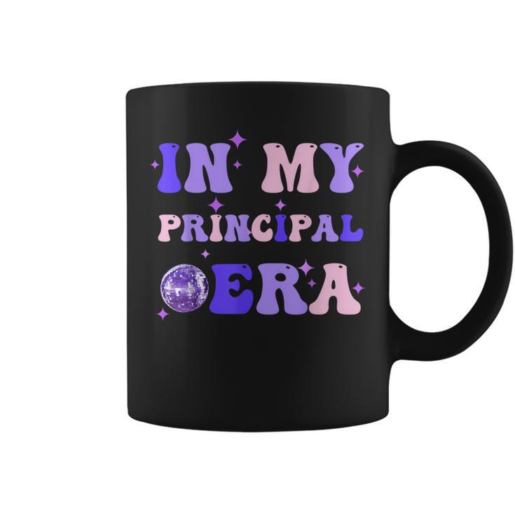 Groovy In My Principal Era Disco School Era Teacher Student Coffee Mug