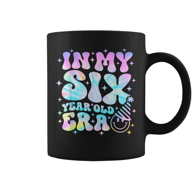 Groovy In My Six Year Old Era Girl 6Th Birthday 6 Yrs Old Coffee Mug