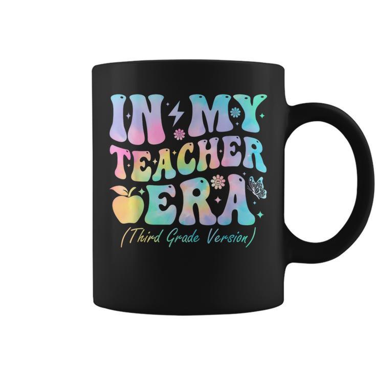 Groovy In My Teacher Era Third Grade Version 3Rd Grade Coffee Mug