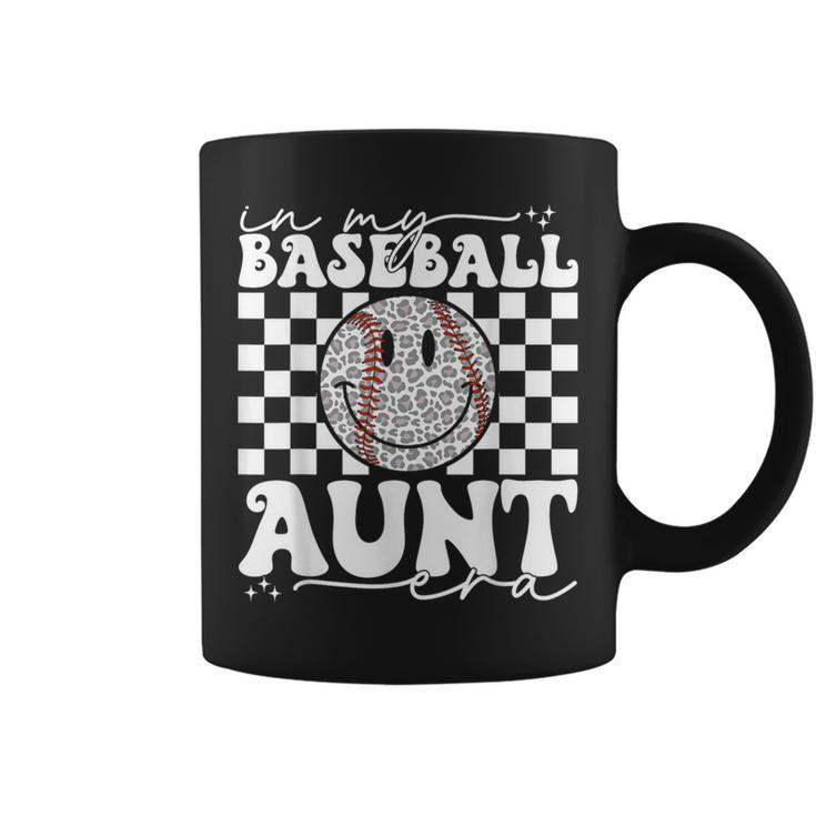 Groovy Vintage In My Baseball Aunt Era Baseball Aunt Auntie Coffee Mug
