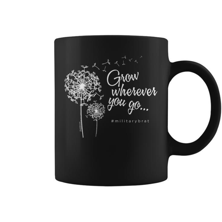 Grow Wherever You Go Military Brats Coffee Mug