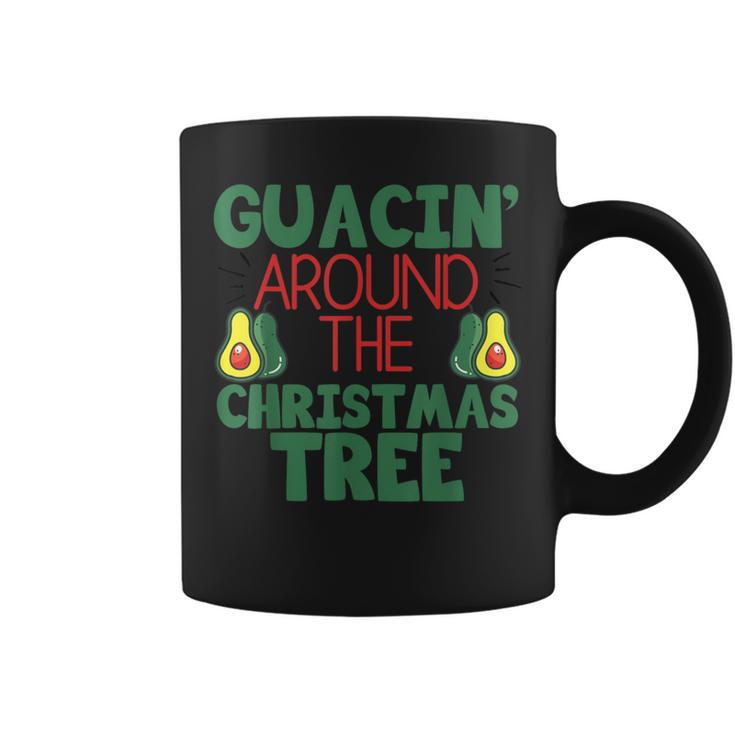 Guacin' Around The Christmas Tree Avocado Coffee Mug