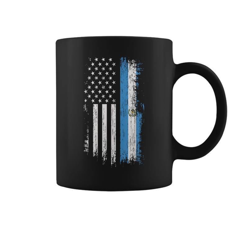 Guatemalan American Flag Pride Guatemala Usa Coffee Mug